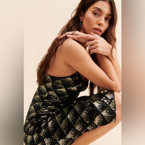 Anthropologie Sequin Midi Dress by Awaylee - Picture 4 of 16